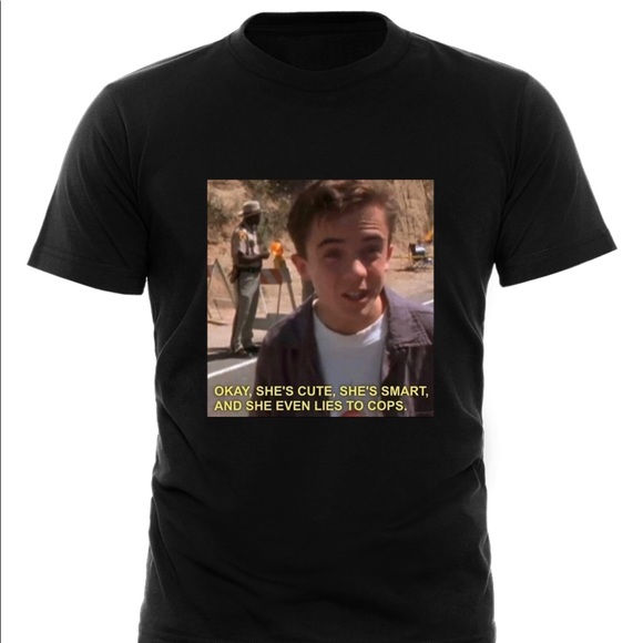 Malcolm 90s Cops tv show T-Shirt meme - Picture 3 of 3
